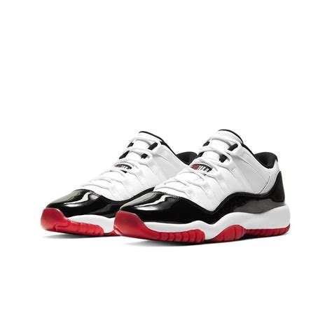 Nike Jordan Air Jordan 11 Retro Low Gs White University Red Black