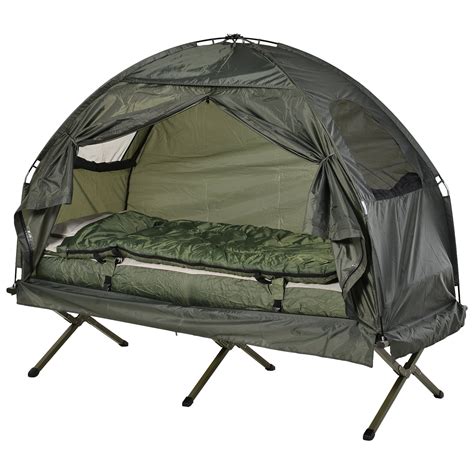 outsunny portable camping  tent  air mattress sleeping bag  pillow walmartcom