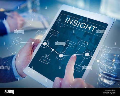 business insight statistics analytics development concept stock photo