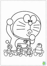 Doraemon Dinokids Close sketch template