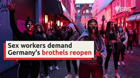 hamburg sex workers demand germany s brothels reopen sbs news
