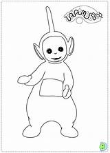 Teletubbies Coloring Dipsy Pages Winky Tinky Printable Template Getcolorings Print sketch template