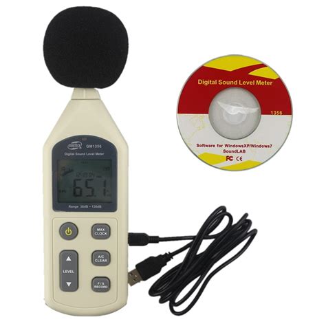 gm digital lcd sound level meter voice noise tester dba dbc analyze sound pwm ac
