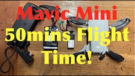 dji mavic mini  minutes flight time youtube