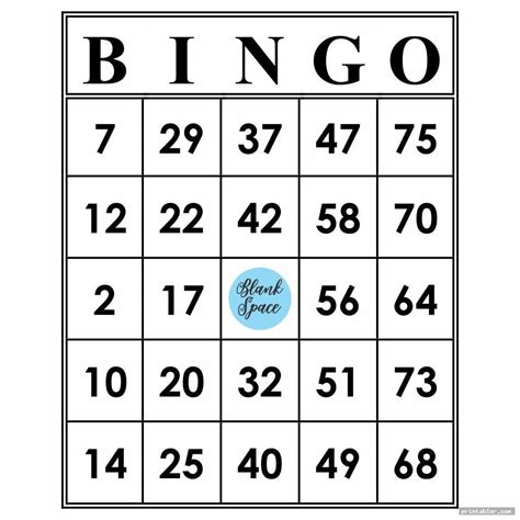 printable bingo cards      find results