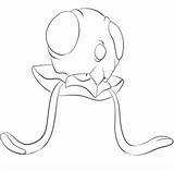 Tentacool Pokemon Coloring Pages Printable Color Colouring Drawing Supercoloring Categories Prints Choose Board sketch template