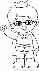 Daniel Tiger Coloring Prince Wednesday Pages Friend sketch template