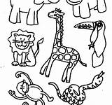 Animals Coloring Pages Land Grassland Printable Getcolorings Color Print Wild sketch template