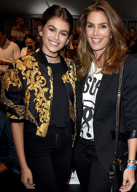 cindy crawford s daughter kaia gets photographed by kendall jenner