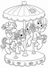 Pages Coloring Precious Moments Kids Printable Colouring Printables Sheets Carousel Adult sketch template
