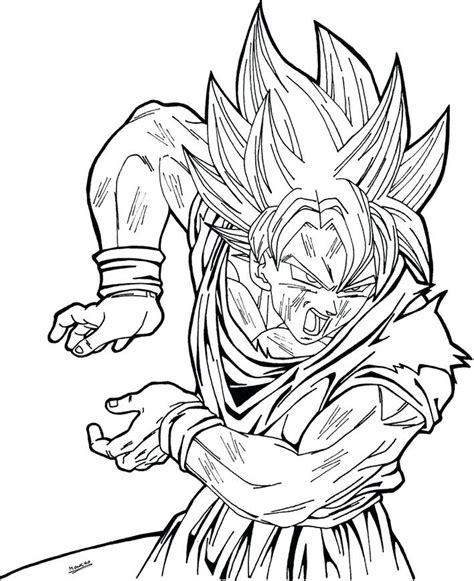 dragon ball  trunks coloring pages  getcoloringscom