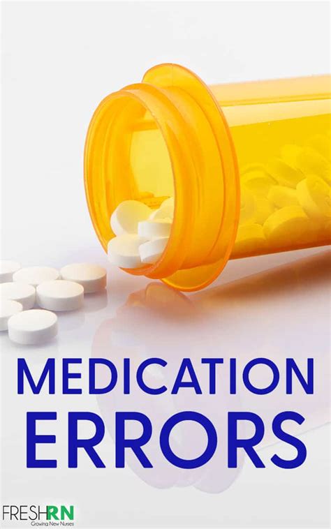 medication errors   avoid     nurse freshrn