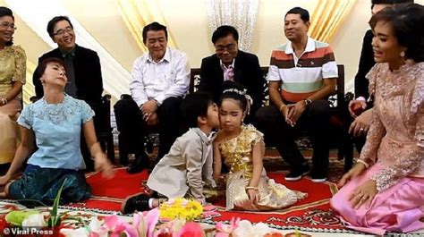 six year old twins get married because buddhists believe