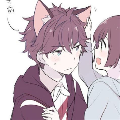 pin by naomi ai on 《couple》 anime cat ears anime cat
