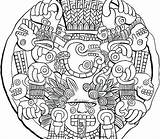 Aztec Pyramid Drawing Getdrawings Coloring sketch template