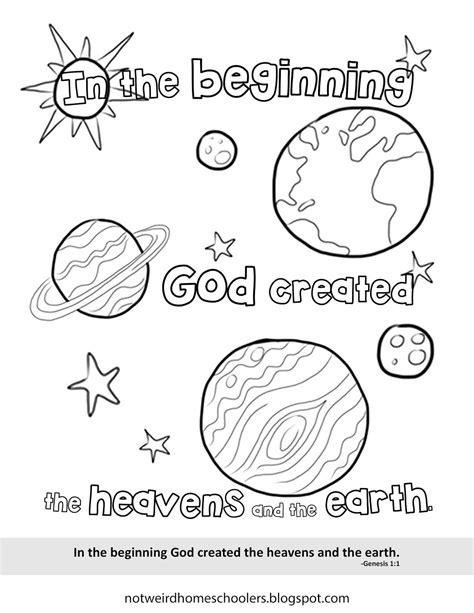 printable coloring pages gods creation coloring pages