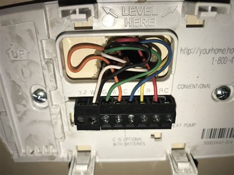 house thermostat wiring electrical installing  honeywell wi fi programmable thermostat