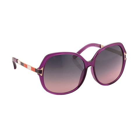 Women S Odlr22c2 Sunglasses Purple Oscar De La Renta Touch Of Modern