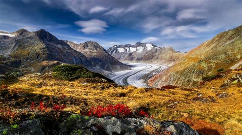 mountains switzerland aletsch glacier alps  hd nature wallpapers hd wallpapers id