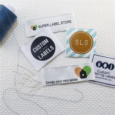 kledinglabels maken  eigen logo  ontwerp superlabelstorecom