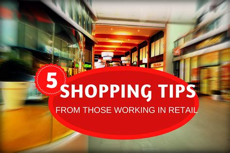 shopping tips    work  retail
