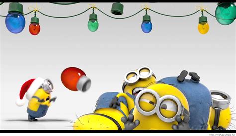 christmas wallpaper minion thefunnyplace