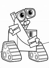 Coloring Pages Walle Wall sketch template
