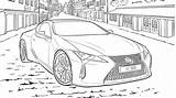 Lexus Mobil Sketsa Clublexus sketch template