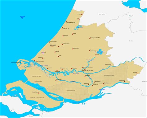 topografie provincie zuid holland wwwtopomanianet