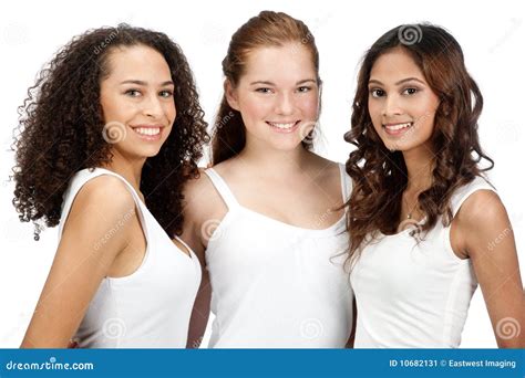 diverse teenagers stock image image