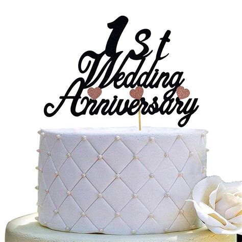 jieein st wedding anniversary cake topper   wedding