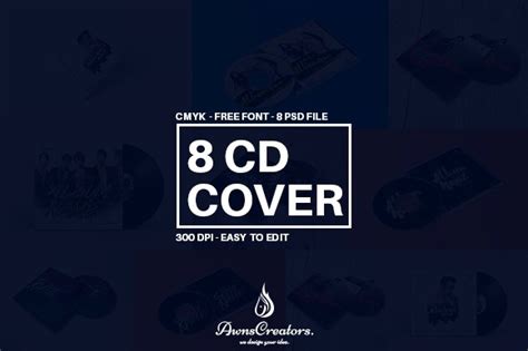 Cd Dvd Album Cover Template ~ Stationery Templates ~ Creative Market