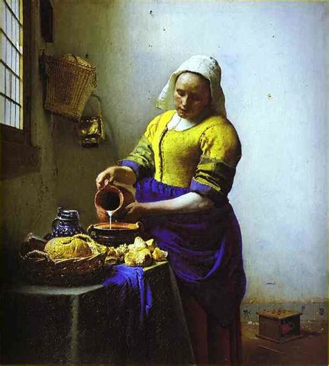 Vermeer Jan 1632 1675 1658 60 The Milkmaid Rijksmuse