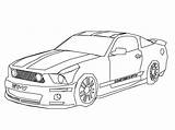 Roush Gt500 Snake sketch template