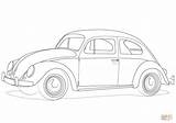 Beetle Volkswagen Maggiolino Fusca Leary sketch template