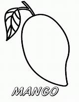 Coloring Mango Pages Sketch Clipart Printable Color Template Tree Library Onlinecoloringpages Clip Pdf Popular sketch template