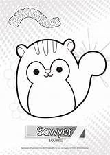 Squishmallows Sawyer Xcolorings Noncommercial sketch template