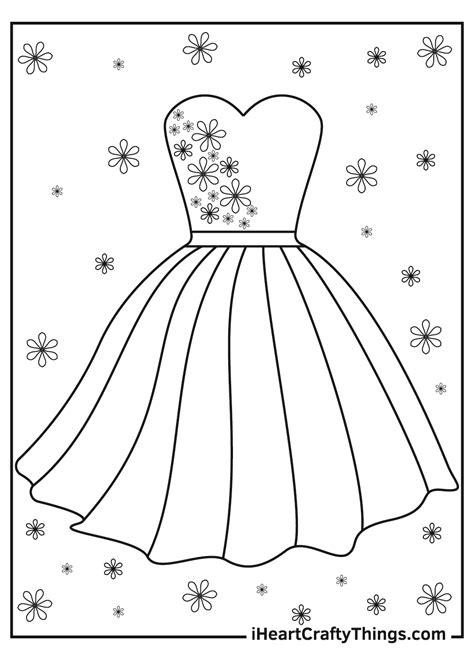 printable coloring page fashion  clothes colouring sheet vlrengbr