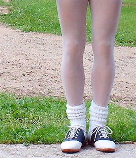 saddles wearing payless saddle shoes white slouch socks a… flickr