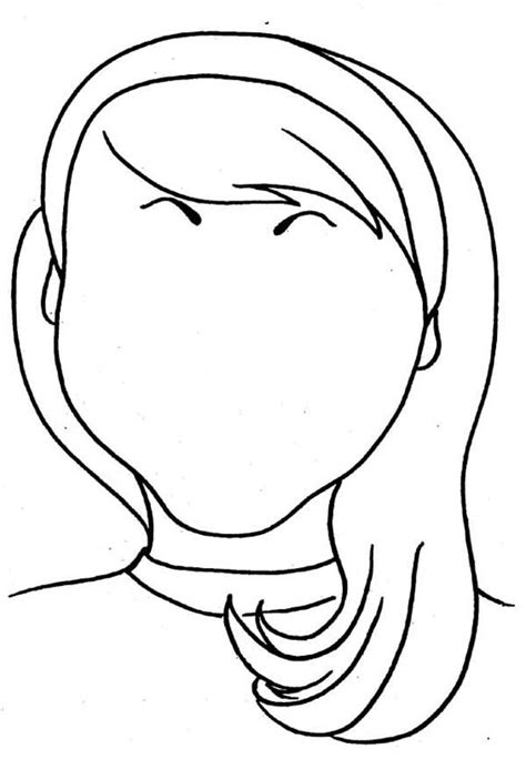 girl face coloring pages google search people coloring pages