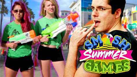 Sexy Wet T Shirt Contest Smosh Summer Games Youtube