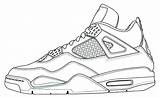 Jordan Air Drawing Coloring Shoe Nike Jordans Shoes Outline Sketch Template Force Pages Drawings Sketches Blank Sneakers Templates Vans Retro sketch template