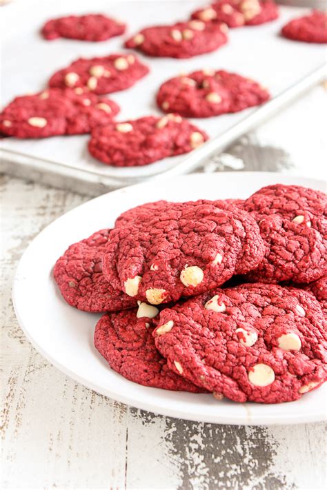 Red Velvet Cookies Lisa S Dinnertime Dish