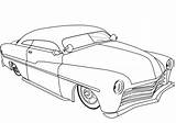Coloring Rod Hot Lowrider 50s Cars Pages Classic Printable Car Drawing Public Categories Supercoloring sketch template