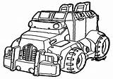 Bots Bot Transformers Optimus Prime Printable sketch template