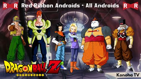 The Red Ribbon Androids All Androids And Forms Dragon
