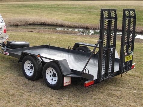 tandem axle plant transport trailer