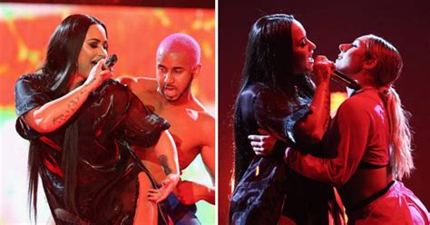 Demi Lovato Dancers Simulate Sex On Stage As Tour Turns X