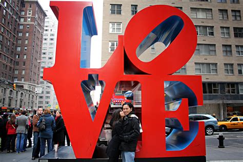 the love sculpture new york new york world tag