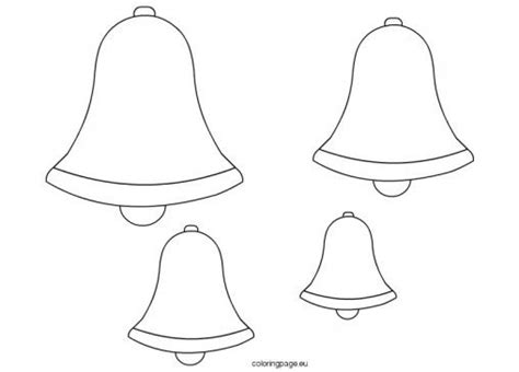 bell template homemade christmas templates crafts